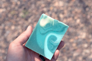 Adventurer Bar Soap in hand