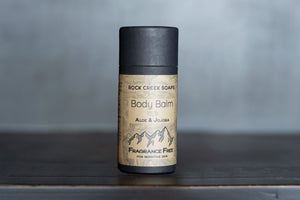 body balm on a shelf
