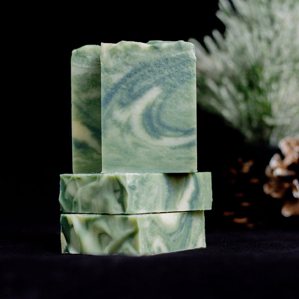 FROSTED PINE SEASONAL SOAP | Pine Needles & Balsam