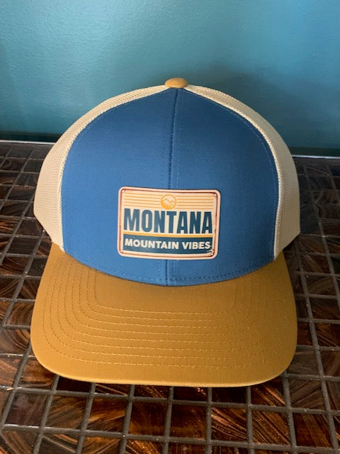 Ocean Blue & Yellow MT Patch Hat
