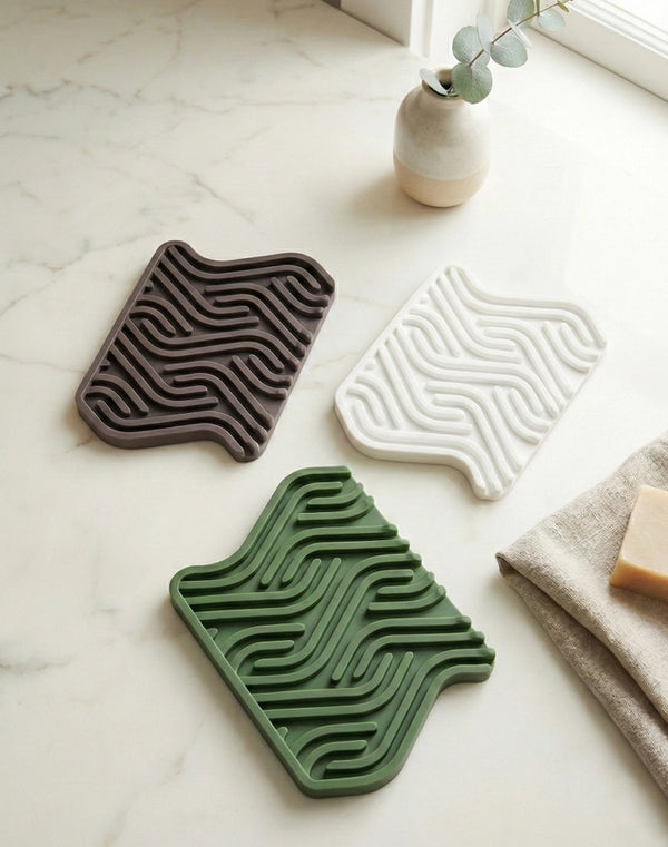 Premium Silicone Soap Saver Tray