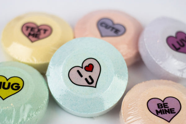 Valentines Bath Bomb - Sweetheart Conversation Heart
