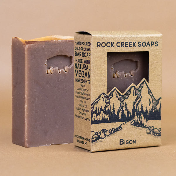 BISON SOAP | Black amber & lavender