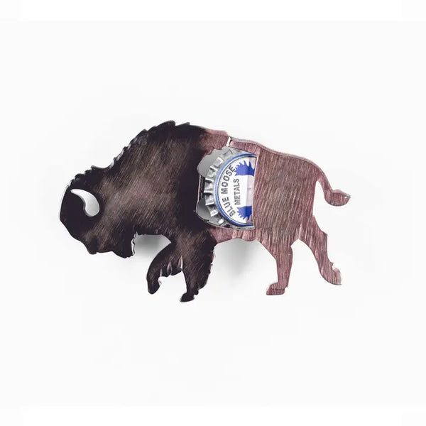 Bison Magnetic Bottle Opener