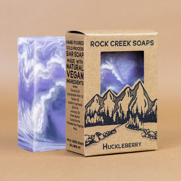 HUCKLEBERRY SOAP | Wild Mountain Huckleberries