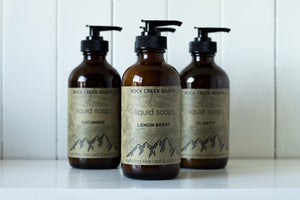 Set of three liquid hand Soaps
