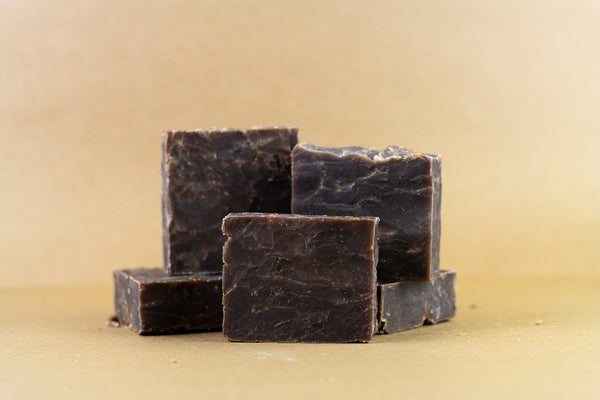 Rustic Soap Bar | Black amber & lavender