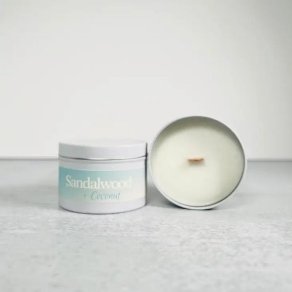 6oz Sandalwood + Coconut Candle