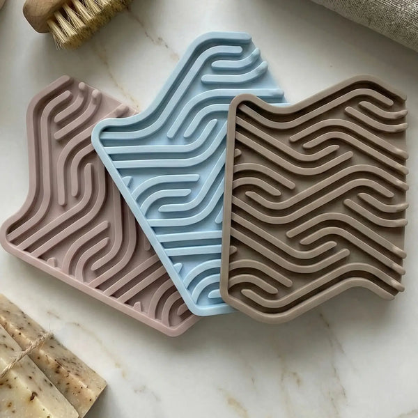 Premium Silicone Soap Saver Tray