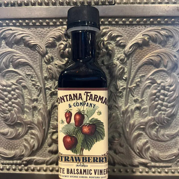 Strawberry White Balsamic Vinegar Old Fashioned