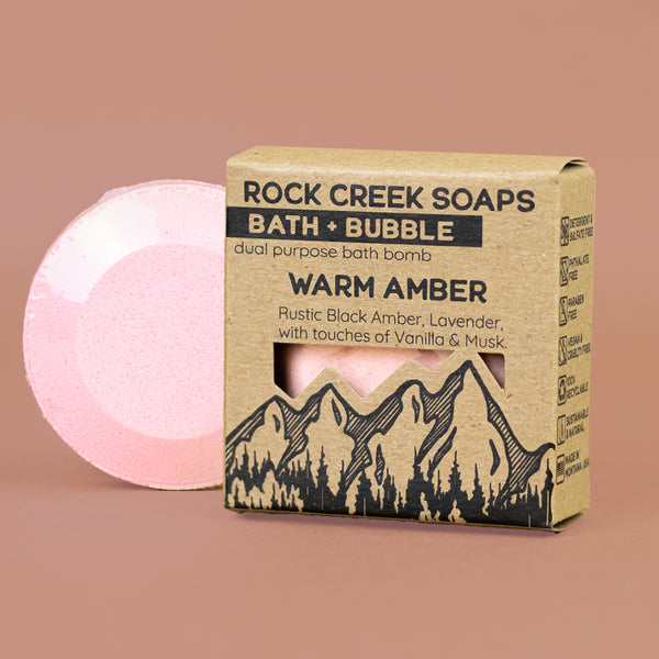 Bath Bomb in Warm Amber