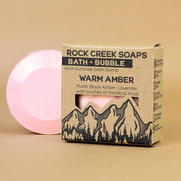 Bath Bomb in Warm Amber