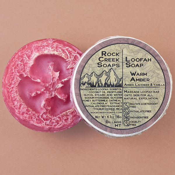 Loofah Soap | Warm Amber