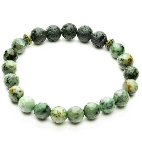 African Turquoise Aromatherapy Essential Oil Diffuser Bracelet