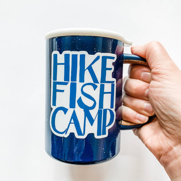 Hike Fish Camp Sticker