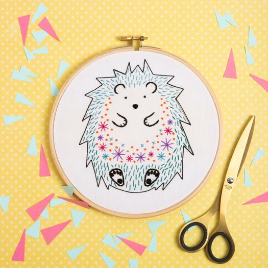 Hedgehog Embroidery Kit