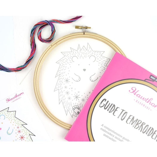 Hedgehog Embroidery Kit