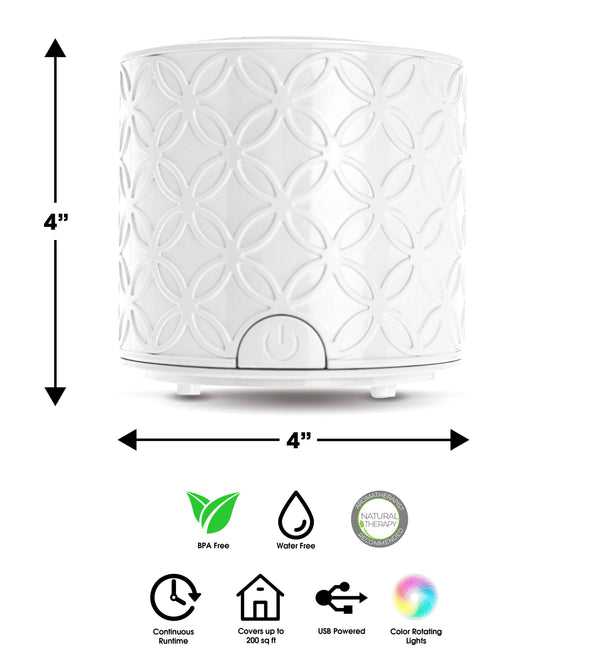 White Essential Oil Diffuser