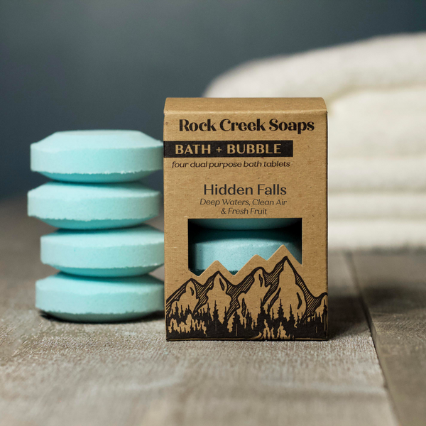 Bath Bombs Set of four in Hidden falls