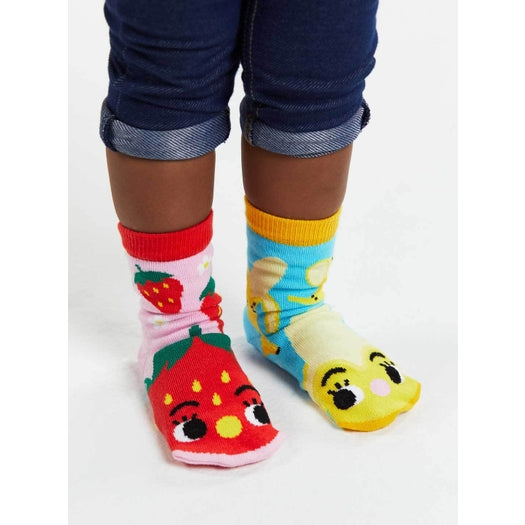 Strawberry & Banana | Mismatched Socks (1-3 Years)