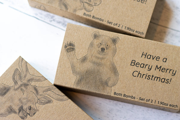 Bath Bomb Gift Set | Beary Merry Christmas