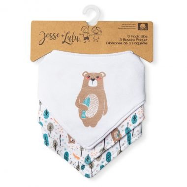 Bear Bandana Bib Set of 3