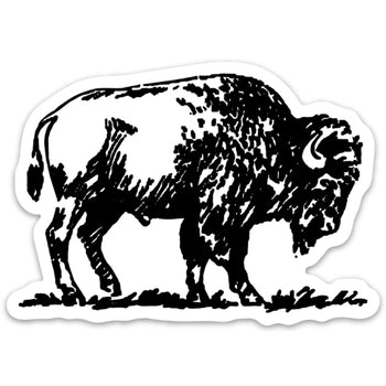 Bison Sticker