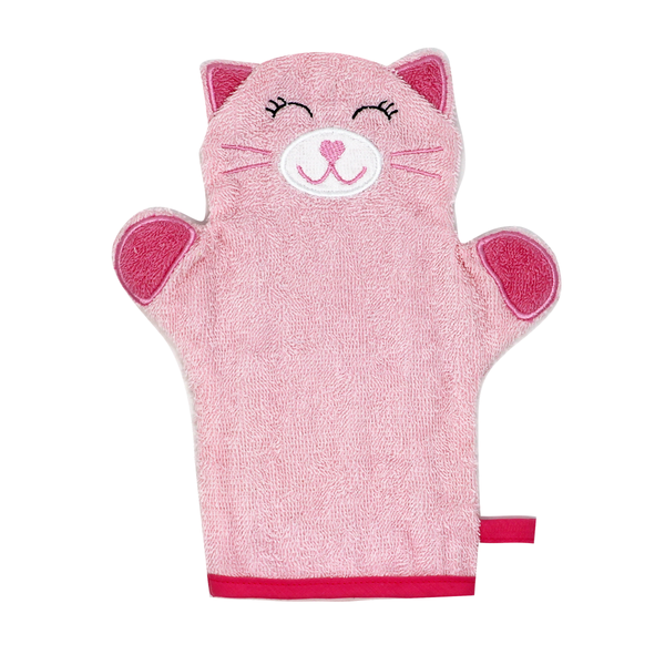 Pink Cat Wash Mitt