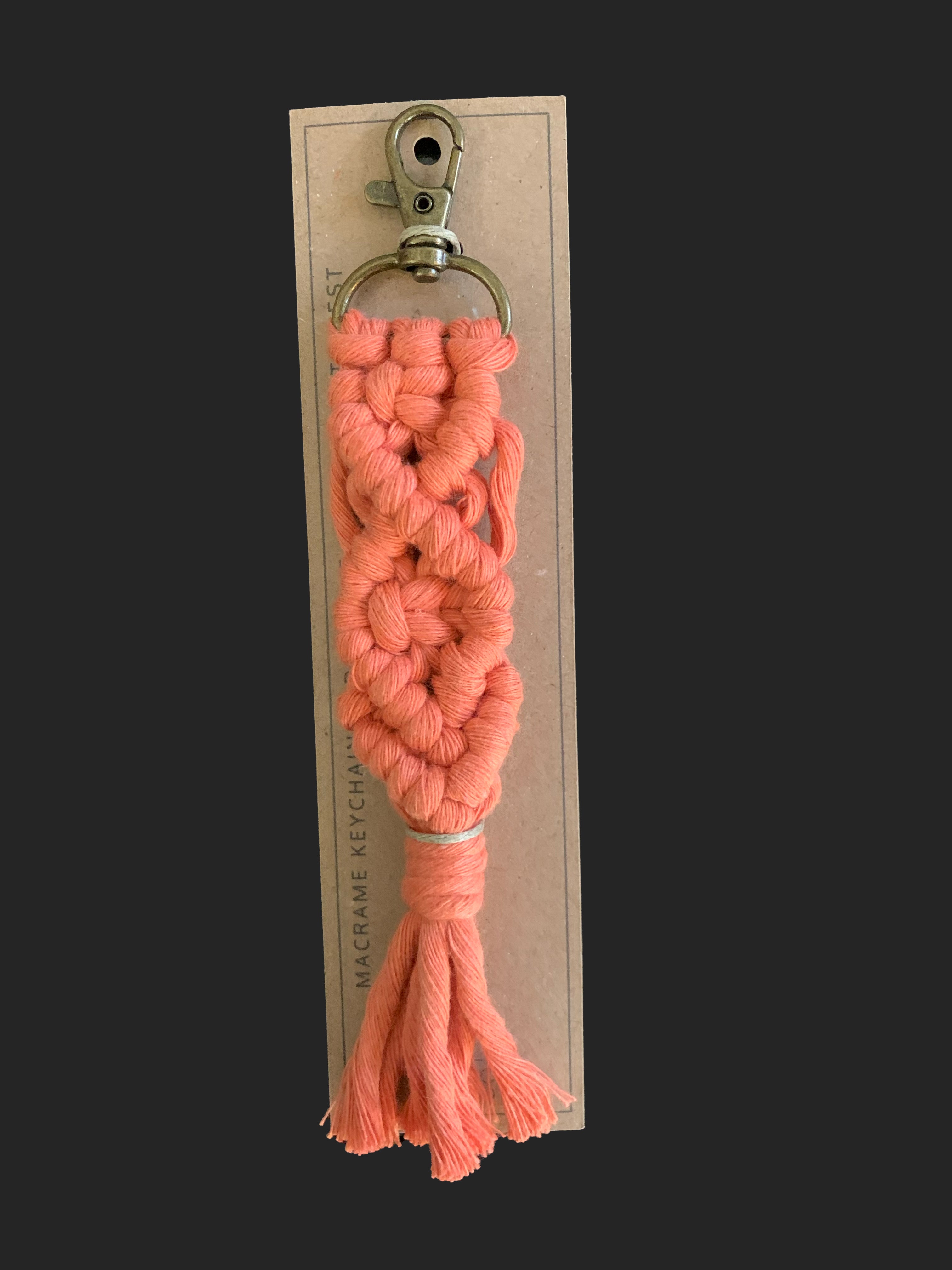 A Cord & Branch Macrame Keychains