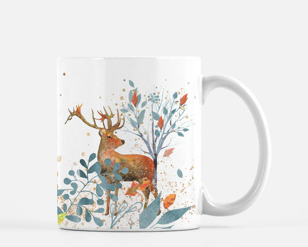 Nordic Woodland Mug - Scandinavian Design Coffee Mug