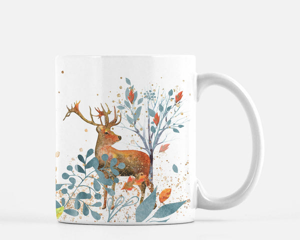 Nordic Woodland Mug - Scandinavian Design Coffee Mug