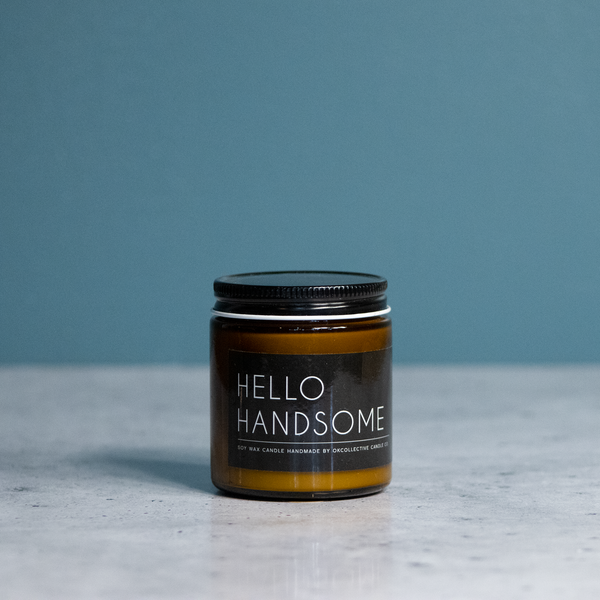 Candle Hello Handsome - Rock Creek Soaps