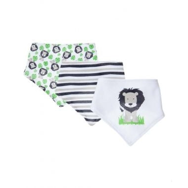 Lion Bandana Bib Set of 3