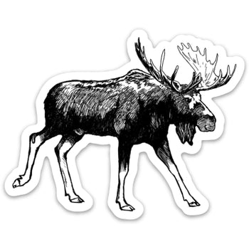 Moose Sticker