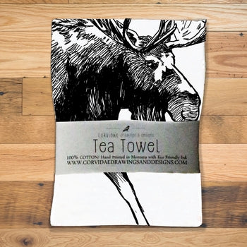 Moose Tea Towel