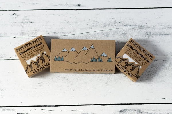 Solid Shampoo & Conditioner Gift Set | Wild Nectar
