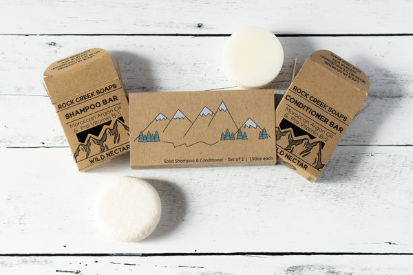 Solid Shampoo & Conditioner Gift Set | Wild Nectar
