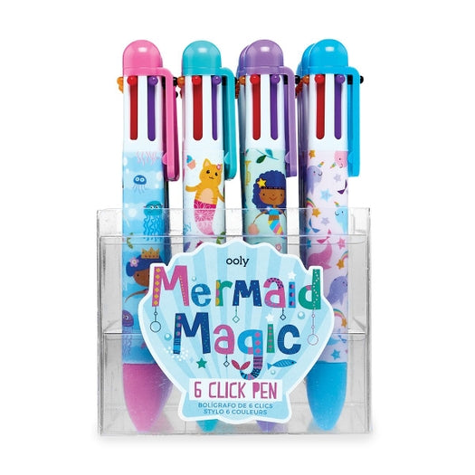 Mermaid Magic - 6 Click Pens