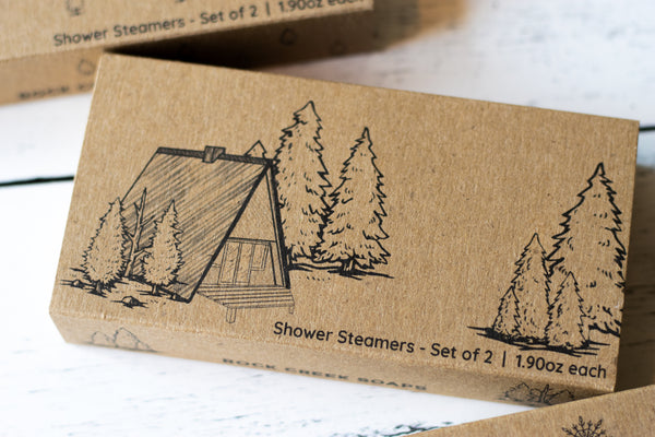 Shower Steamer Gift Set | A-Frame Cabin Holiday