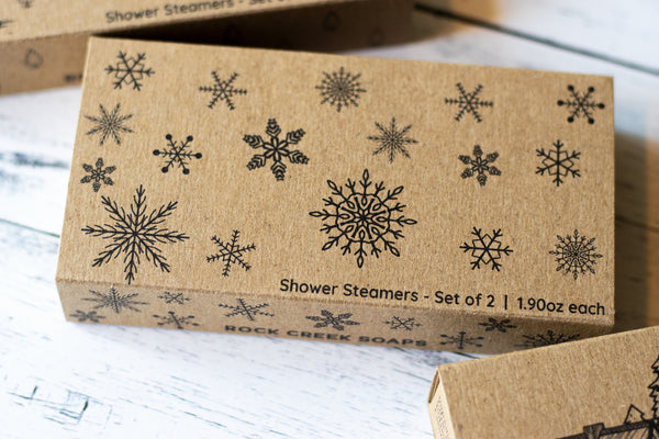 Shower Steamer Gift Set | Snowflakes