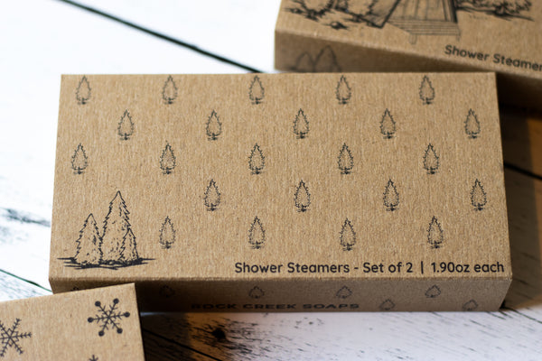Shower Steamer Gift Set | Pine Trees