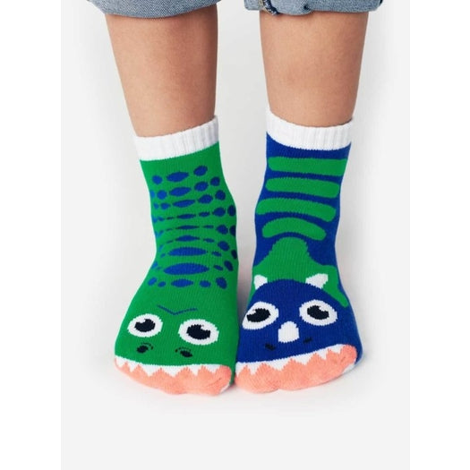 T-Rex & Triceratops | Mismatched Socks (1-3 Years)