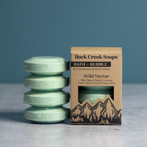 Bath Bombs Set of four in Wild Nectar - Rock Creek Soaps